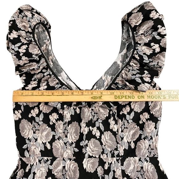 Free People X Saylor Small V Neck Brocade Maeve Mini Sexy Evening Homecoming - Picture 14 of 16